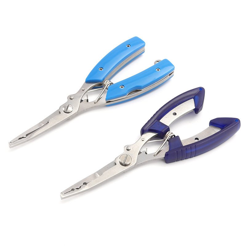 High Quality Booms Fishing Pliers F08 Fishing Tool Aluminum Scissors Hook Remover Fish Holder Floating Cutting Fish Tackle