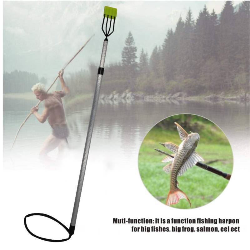 Five Tooth Carbon steel Spear Fishing Diving Spear Fishing Gun Harpoon for Fish Gaff Fork Fishing Tools