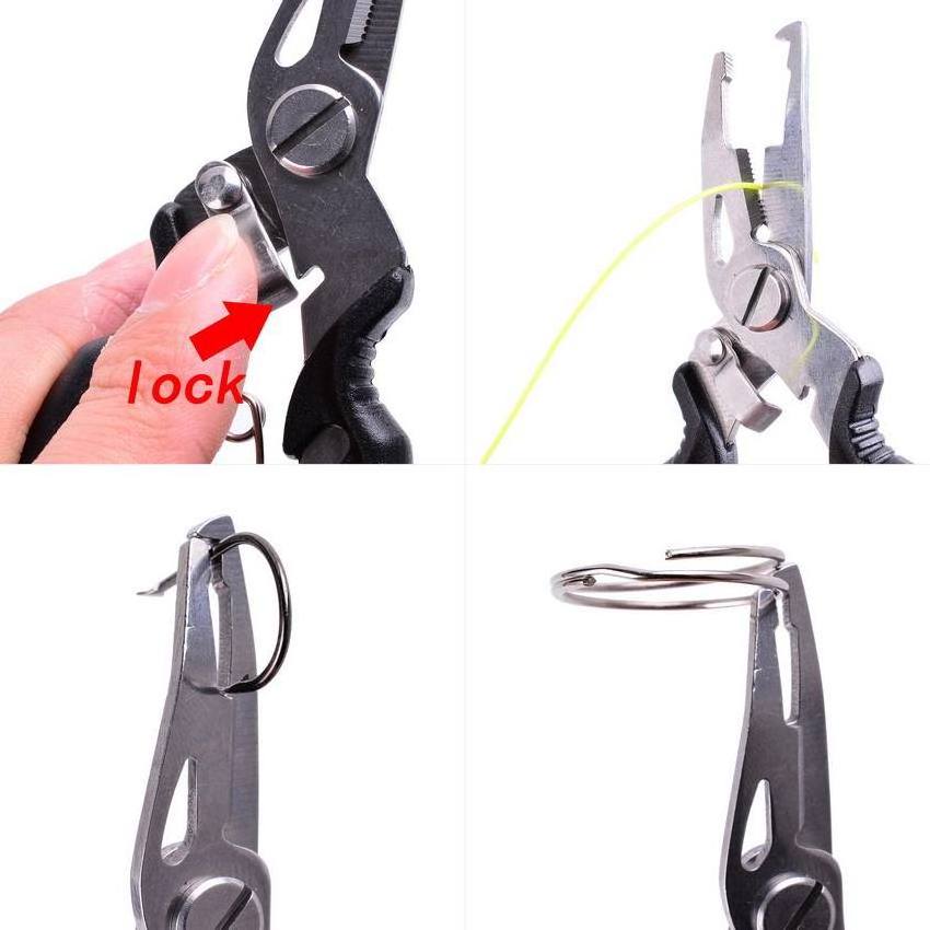 Professional Lighter Line Cutter Fishing Piler Scissors Line Nippers