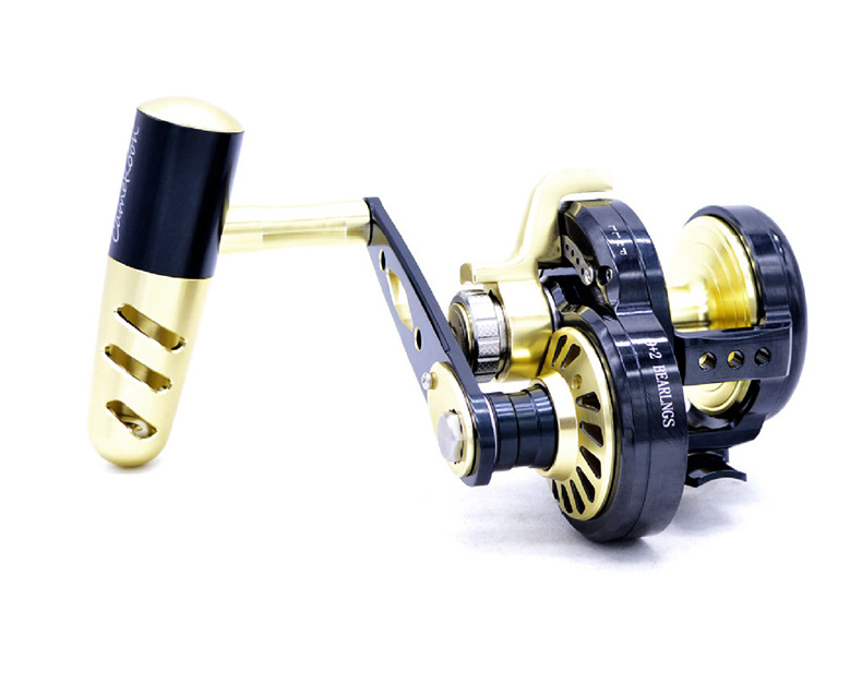 New Model Ryobi Jigger BT Overhead Metal Light Overhead Fishing Reels Trolling Fishing Slow Pitch Jigging Reel Saltwater