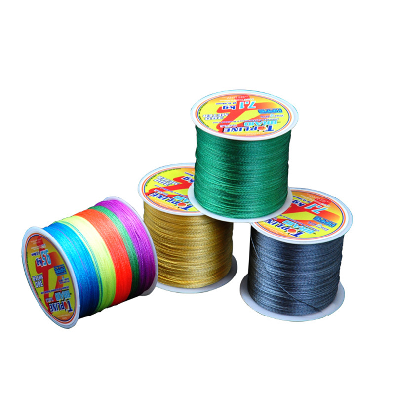 Fishing Line Braid PE Daiwa Japanese Fluorocarbon Bulk Braided Nylon Monofilament 4 Strands Sink Line 1-100lbs Polyethylene 1 Pc