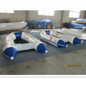 2.9-3.3m rubber dinghy with motor aluminum floor inflatable PVC boat