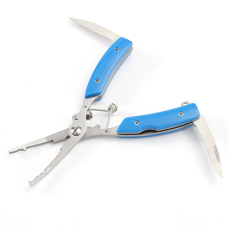 High Quality Booms Fishing Pliers F08 Fishing Tool Aluminum Scissors Hook Remover Fish Holder Floating Cutting Fish Tackle