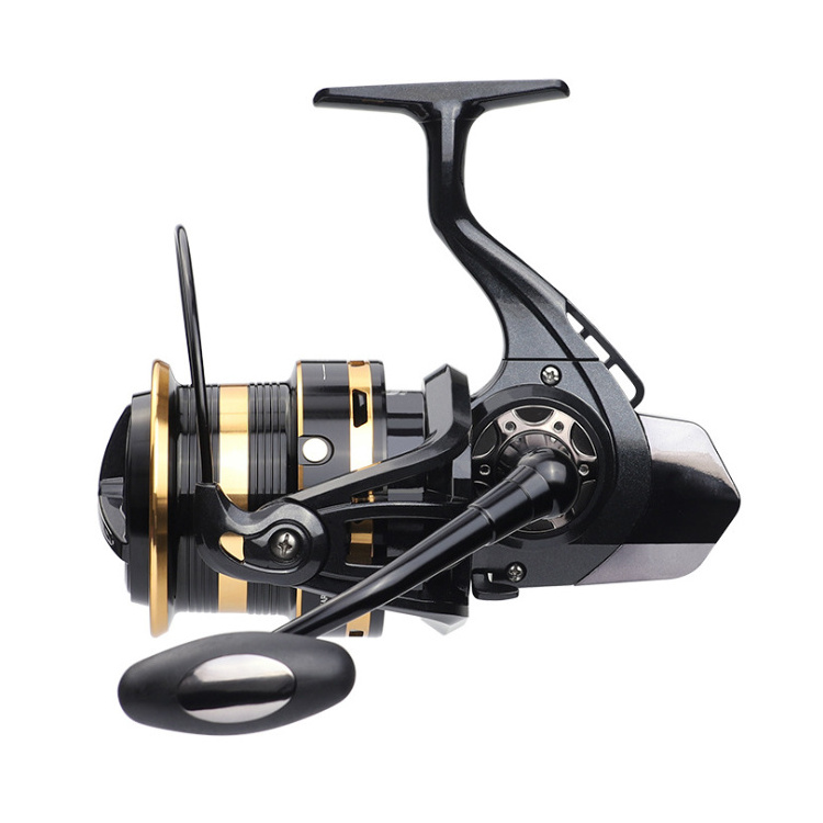 Adjustable Deep Sea 10000 12000 10Kg Max Drag Metal Stainless Steel Spinning Reel Surf Fishing Wheel With Metal/Plastic Spool