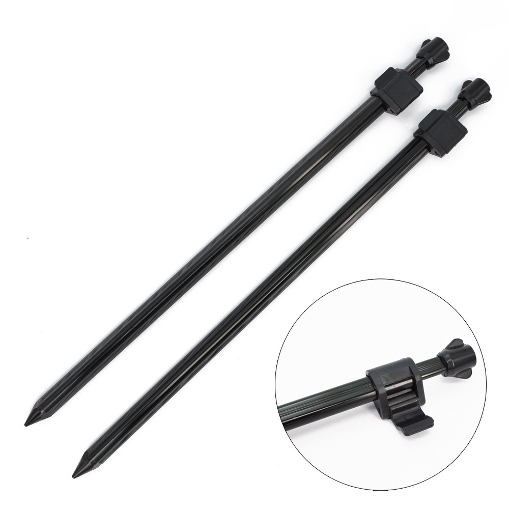 Standard Carp Fishing Bank Sticks Rod Pod Strong Aluminium Alloy Banksticks Carp Fishing Rod Stand Sticks Fishing Pole