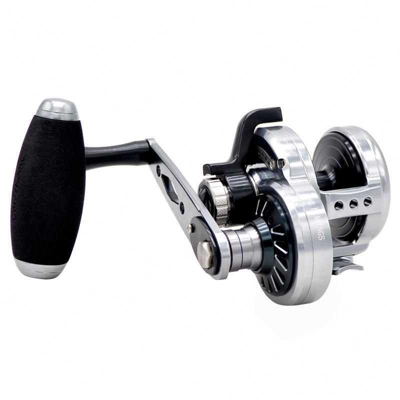 New Model Ryobi Jigger BT Overhead Metal Light Overhead Fishing Reels Trolling Fishing Slow Pitch Jigging Reel Saltwater