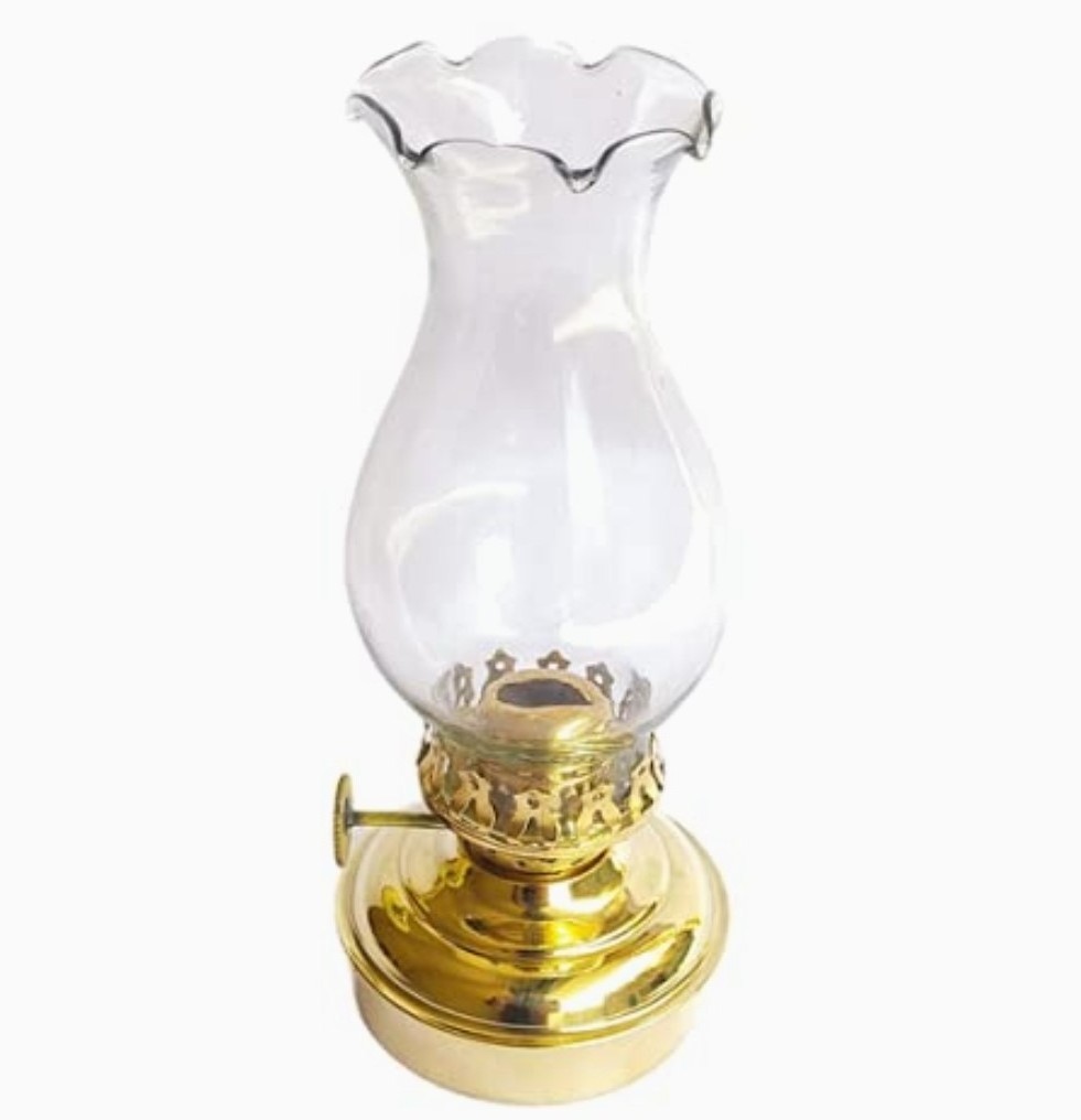 Best Quality Oil Lamp for Home Hotel Garden Lightning decor Oil Lantern Gold Plated Modern Design Brass Oil Lamp with Glass jars