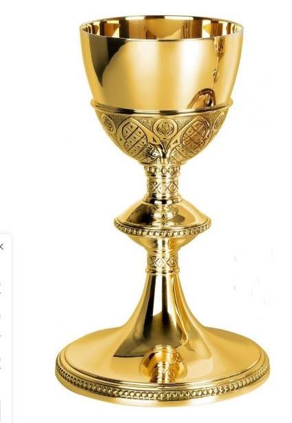 Chalice for Church Product Golden Color Round Shaped Large metal Wine Goblet Dragons Novelty Gothic Fathers Day Gifted Supplies