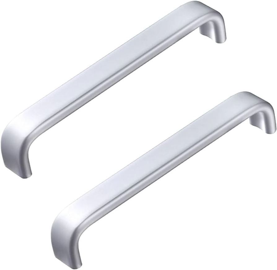 Unique Design Brass Handle Set for Drawer Window Wardrobe Door Cabinet Pull Handles silver color Modern design Brass Door Handle