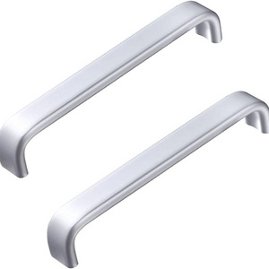 Unique Design Brass Handle Set for Drawer Window Wardrobe Door Cabinet Pull Handles silver color Modern design Brass Door Handle