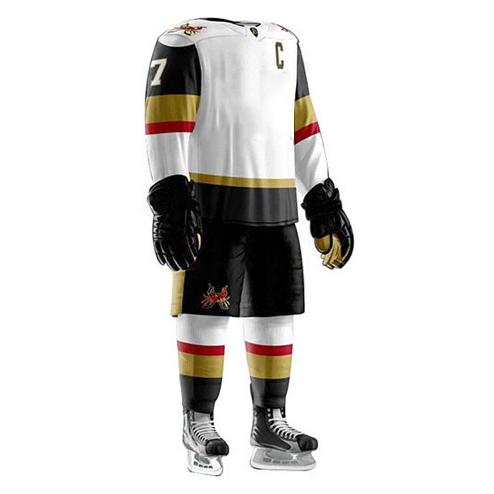 Latest design 5Xl plus size custom embroidery hockey hoodie sublimation training ice hockey uniform jersey