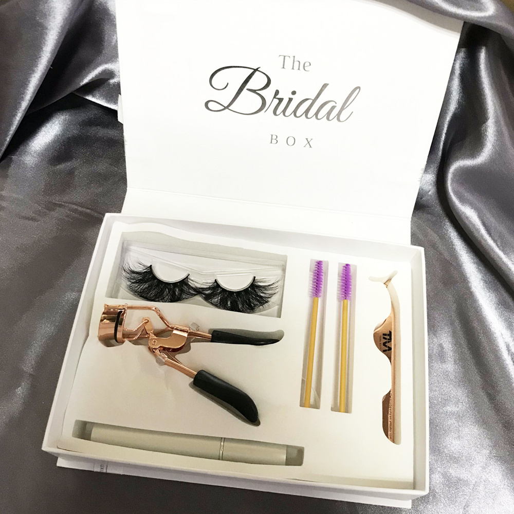 New trend self adhesive lashes lash tweezers box set natural 3d silk lashes magnetic eyelashes no glue no eyeliner