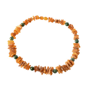 Baltic Amber Pet Collars for Cats and Dogs, Raw Amber Bead Pet Collars, Amber Pet Chains  Various Lengths