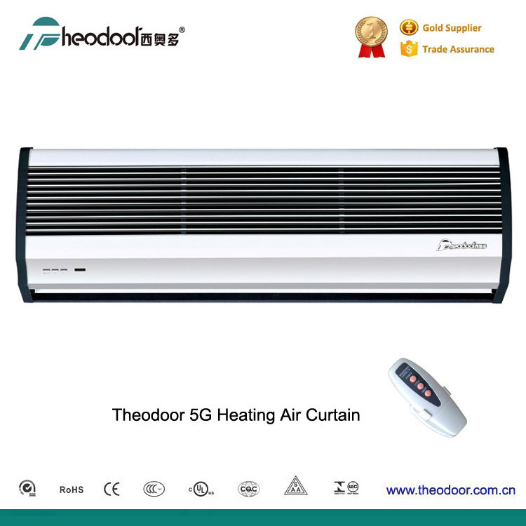 5G Series Air Heat Curtain The Hot Air Barrier For Door with PTC Ceramic Heater