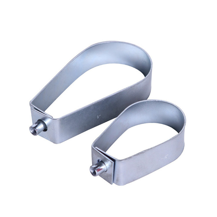 China Factory New Items Pear Shaped Hinged Pipe Clamp With Zinc Plating