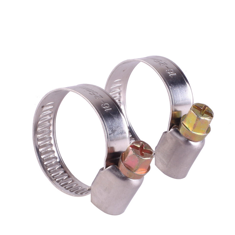 Stainless Steel German type Worm Drive Hose Clamp