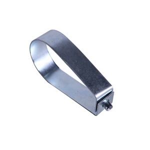 China Factory New Items Pear Shaped Hinged Pipe Clamp With Zinc Plating