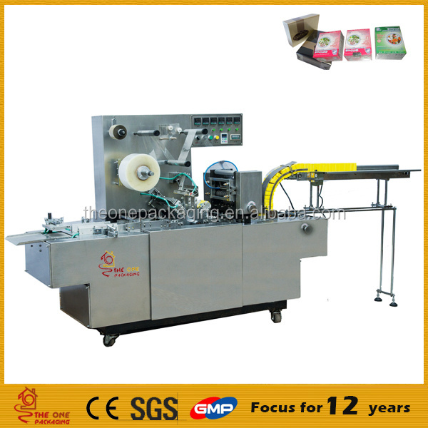 Automatic Soap Chocolate Perfume Cigarette Box Bopp Film Overwrapping Packaging Cellophane Wrapping Machine for Carton