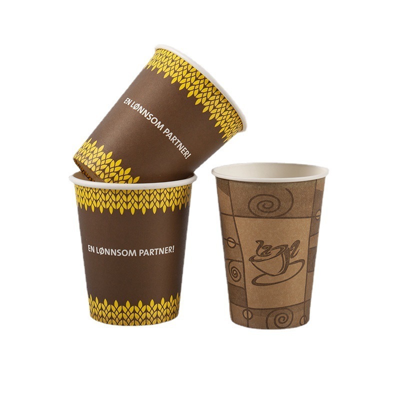 Single Wall Coffee Paper Cup Single Wall Coffee Paper Cup Custom Logo Disposable Paper Cup