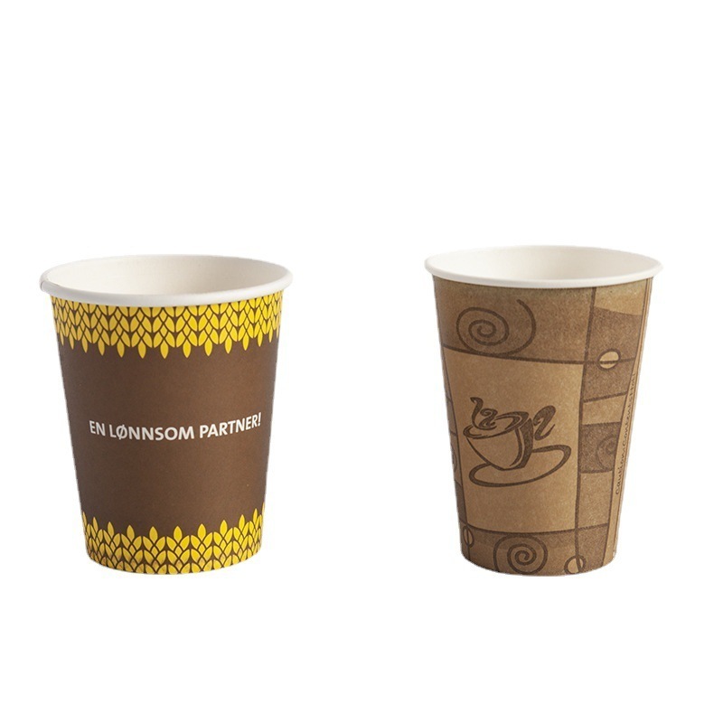 Single Wall Coffee Paper Cup Single Wall Coffee Paper Cup Custom Logo Disposable Paper Cup