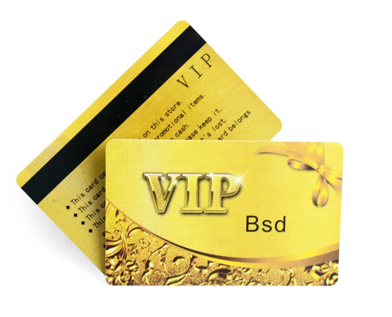 Pvc Plastic Customer Loyalty vip Cards with Barcode and Magnetic Stripe