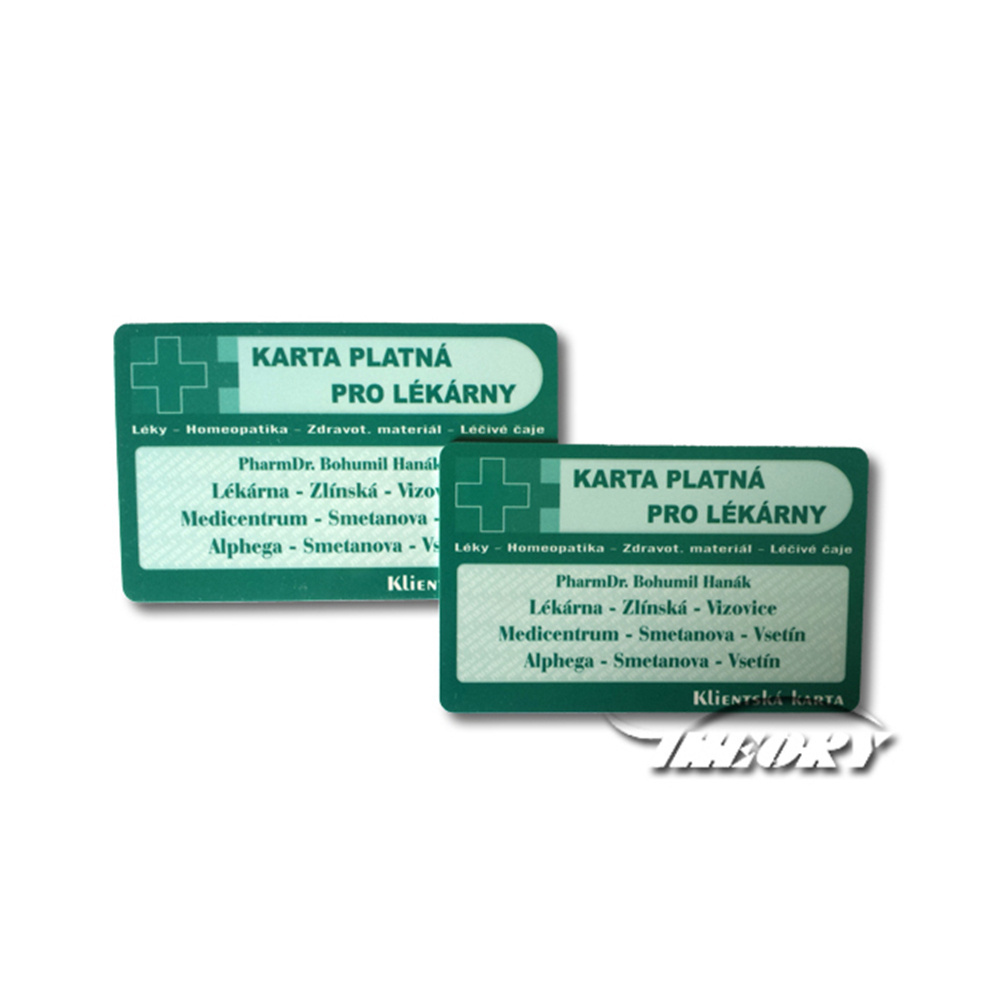 Water proof plastic pvc  photo nursing reference cards