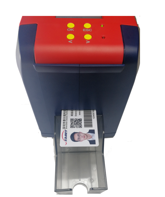 factory supply desktop single sided Business Card/Rfid Nfc PVC Card Printer