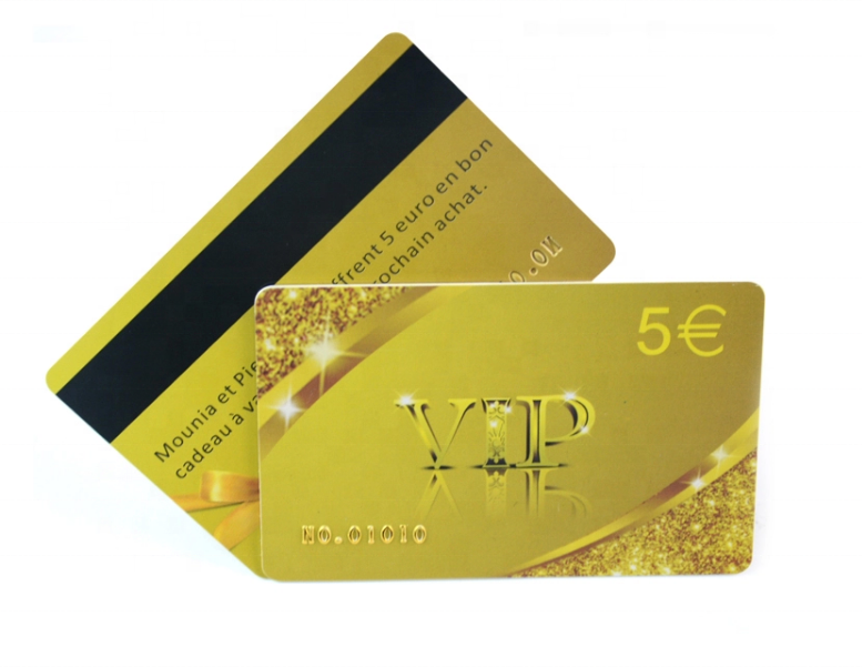 Pvc Plastic Customer Loyalty vip Cards with Barcode and Magnetic Stripe