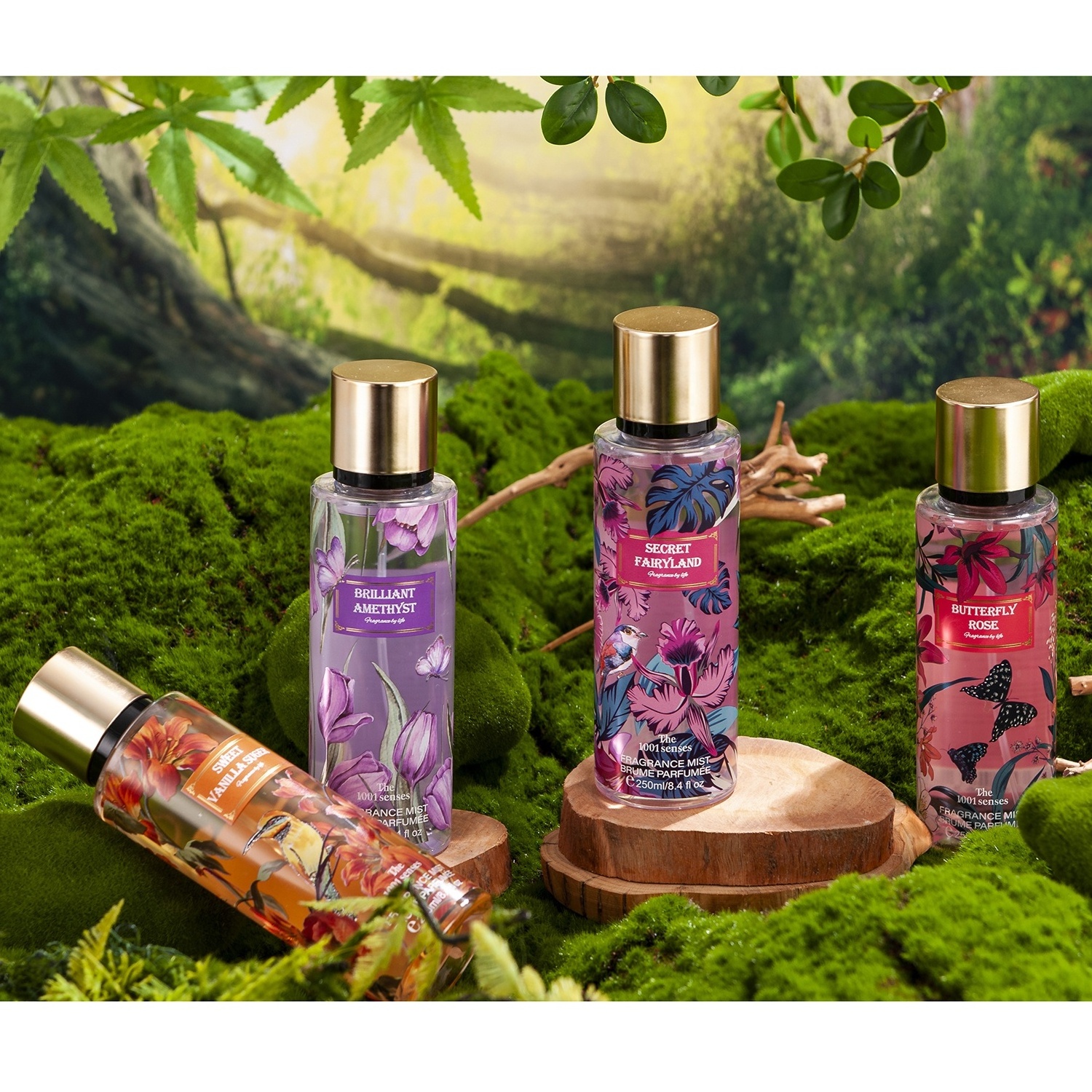 Original Perfumes Wholesale Rebranding New Sweet Vanilla 250ml Body Splash Perfume Mist Spray Perfumado For Women