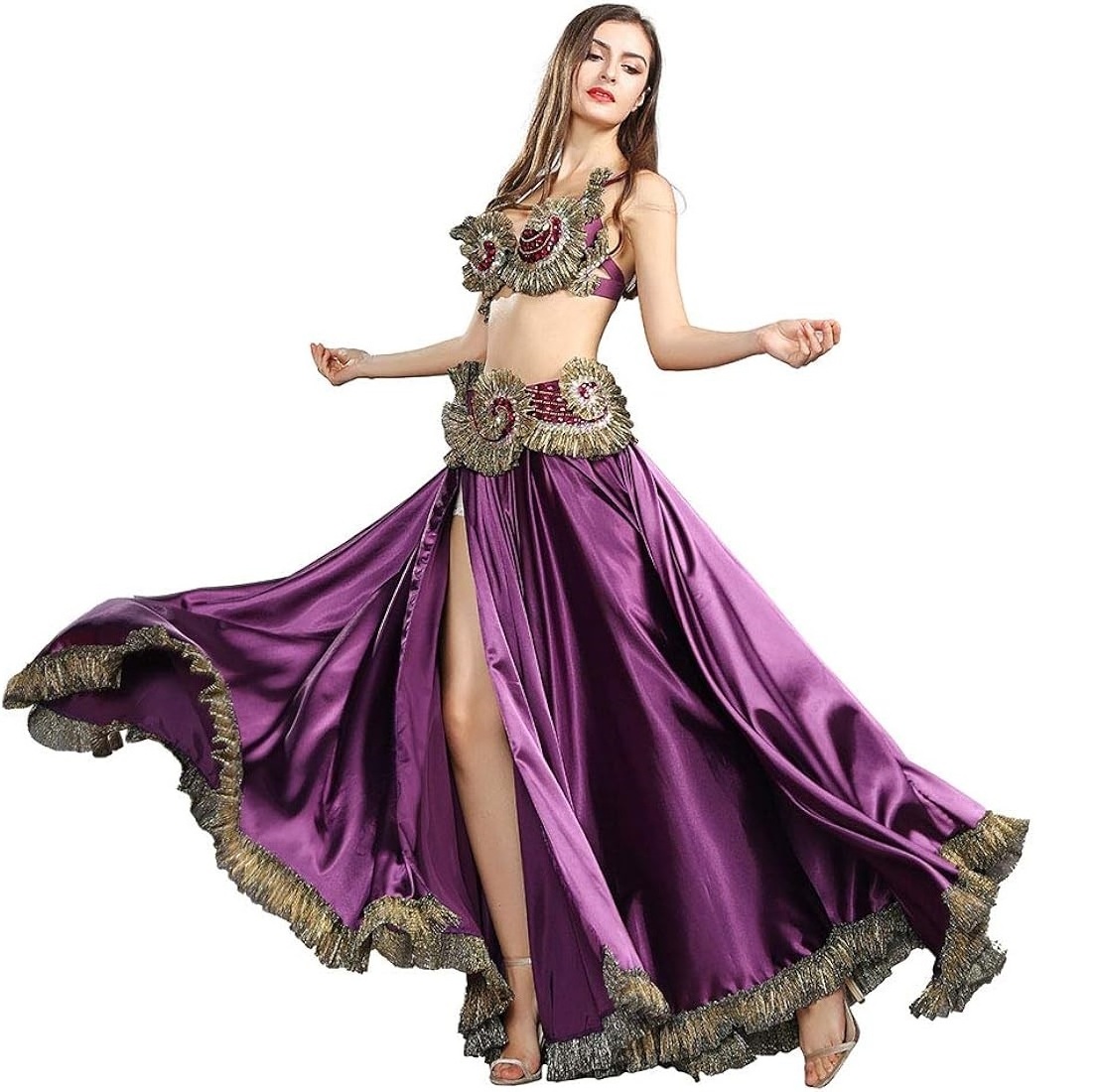 Latest Model New Design Girls Costumes Dress Dancing Wear Good Quality Ladies Fashionable Belly Dance Suits