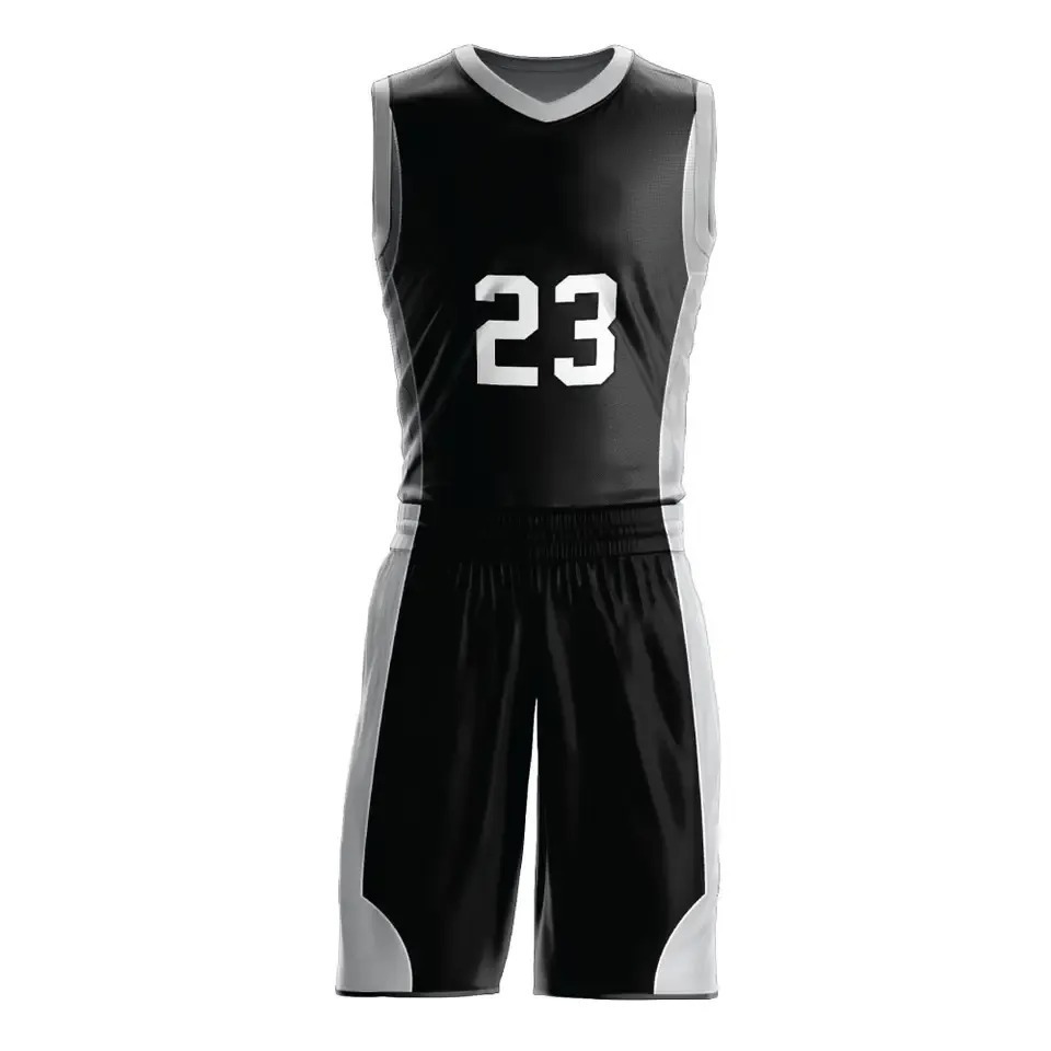 Custom Made Embroidery Blank Sublimation Mesh Funny Gray Basketball Jersey