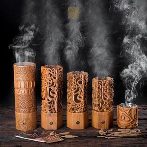 Elegant Marvelous Design Wooden Engraved  Bakhoor Burner Customized Size And Shape Incense Burner At Acceptable Price