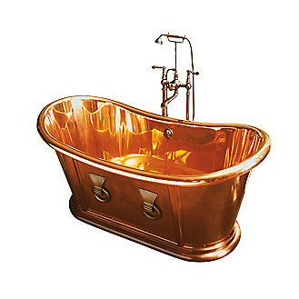 Morden Design Purple Finished Copper Metal Bathtub For Home Hotel Restaurants Hand Made Bathtub Bathroom Accessories