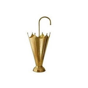 Hammered Design Golden Finished Brass metal Umbrella Holder Stand Customize Size luxury home decor Umbrellas holder