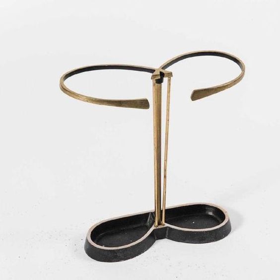 Morden luxury design Golden finished Metal Umatilla Holder Stand Customize shape and design Home Decorative Umbrella stand