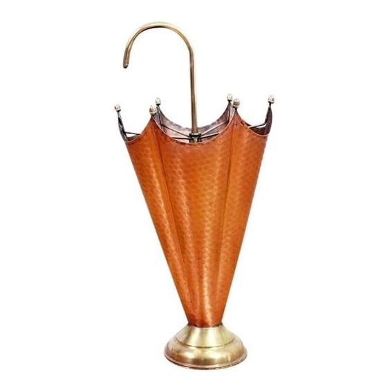 Vintage design Leather and metal Design customize shape classic umbrella stand