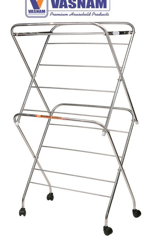 Customized New Industrial Pipe Stylish  Clothes Rack Folding Tower Rack High Quality Clothes Drying Rack Factory