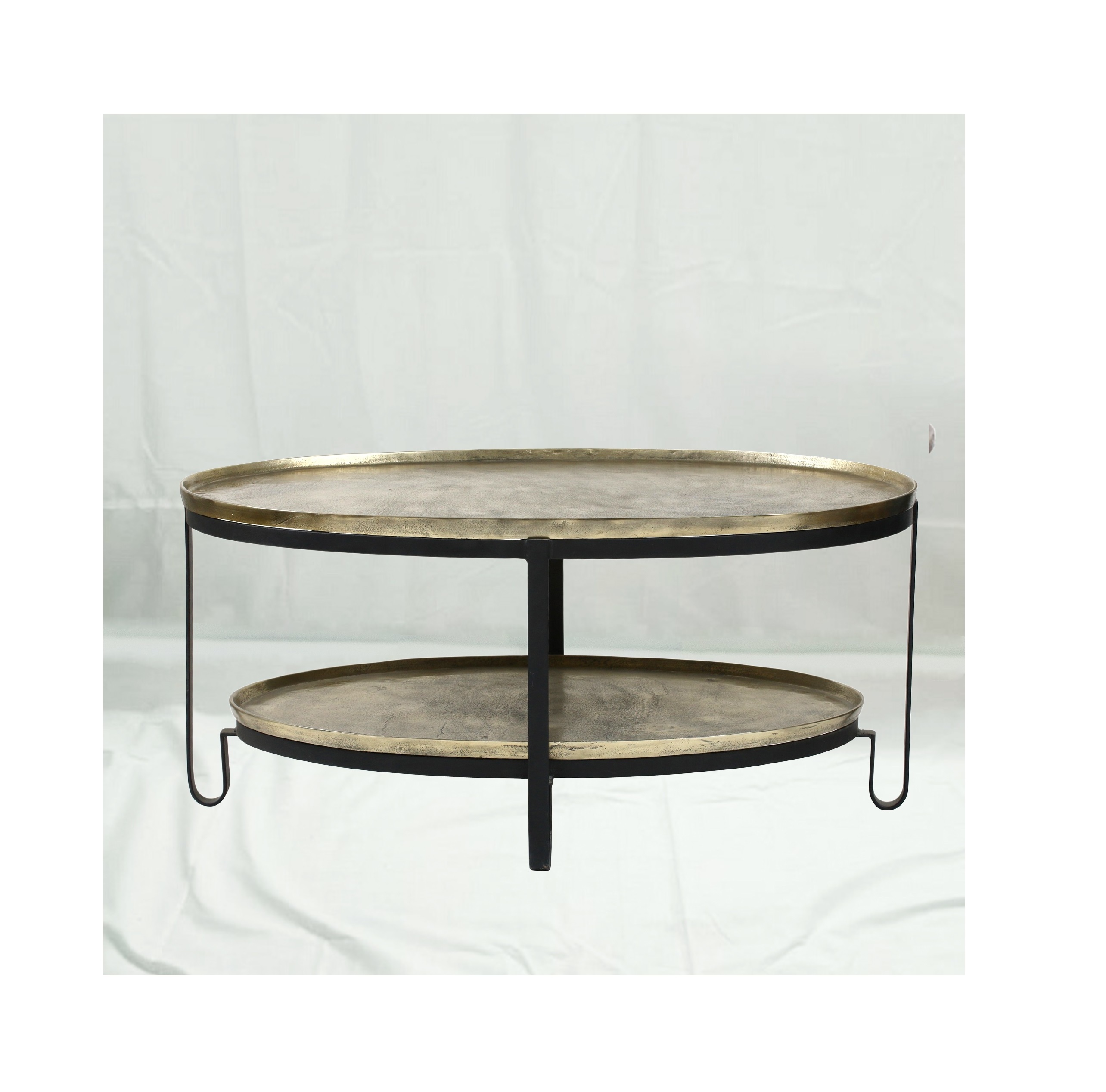 Home Living Room Furniture Round White Marble Top Modern Luxury Coffee Table for Living Room Decoration