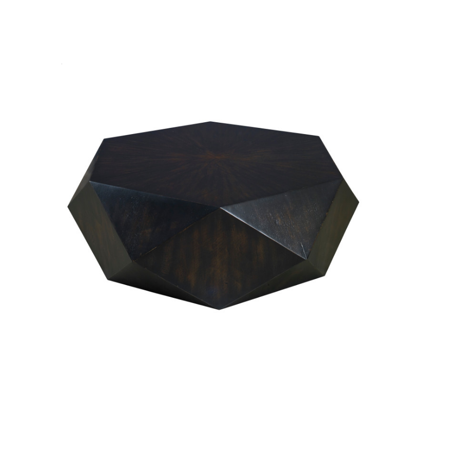 Diamond Shape Coffee Table Centerpiece Luxury Home Living Room Decoration Center Table Lacquered Handmade Home Furniture