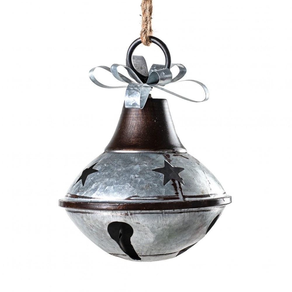 Metal Bell Hanging Christmas Ornament wholesale for Christmas tree home wall decoration x mas new year made in india