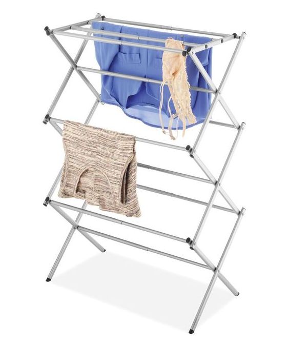 Customized New Industrial Pipe Stylish  Clothes Rack Folding Tower Rack High Quality Clothes Drying Rack Factory