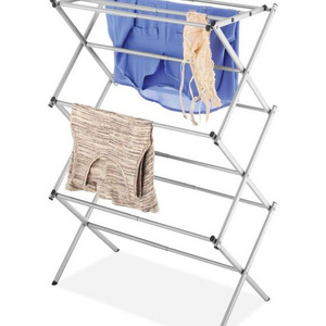 Customized New Industrial Pipe Stylish  Clothes Rack Folding Tower Rack High Quality Clothes Drying Rack Factory