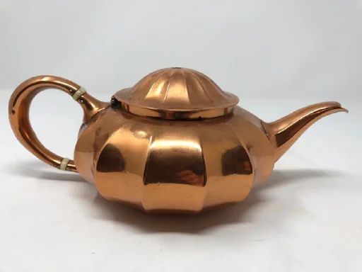 Turkish Design Copper Kettle Tea Set At Wholesale Price Portable Serve Ware Kettle With Simple Design With Copper Color