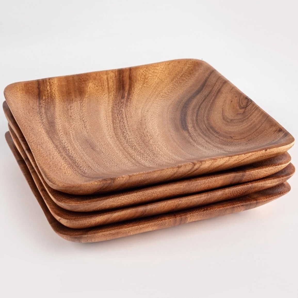 Lattes Design Pearl Wood charger plate Tabletop Decorative Wooden charger plate For Home Hotel Restaurants  Party & Cafe