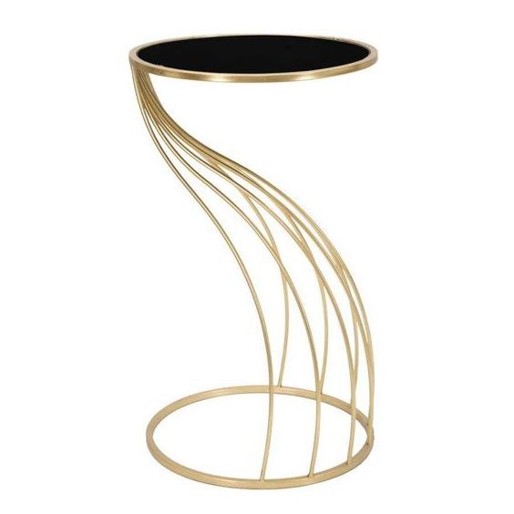 Aluminum Tree design Golden finished Coffee and side table With glass 2023 latest design home decor furniture