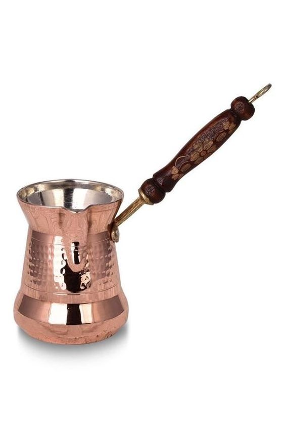 Attractive Design engraving finidhed Copper milk pot Customize shape copper coffee and milk pot