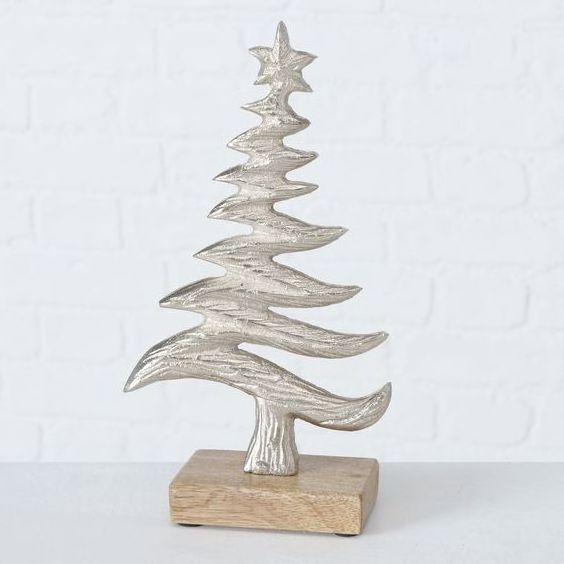 Indian Handcrafted zig Zag design Home Decoration Modern European Style  Metal Christmas Tree for home decor & Gif