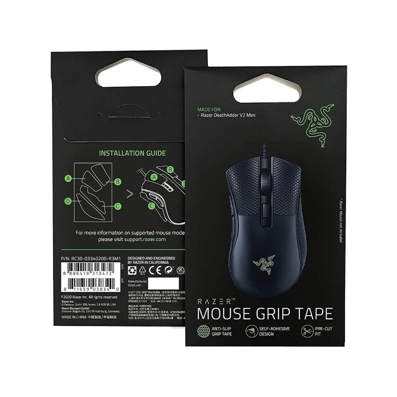 Razer Mouse Grip Tape Mouse Anti-slip Stickers for Razer DeathAdder Razer Viper Series