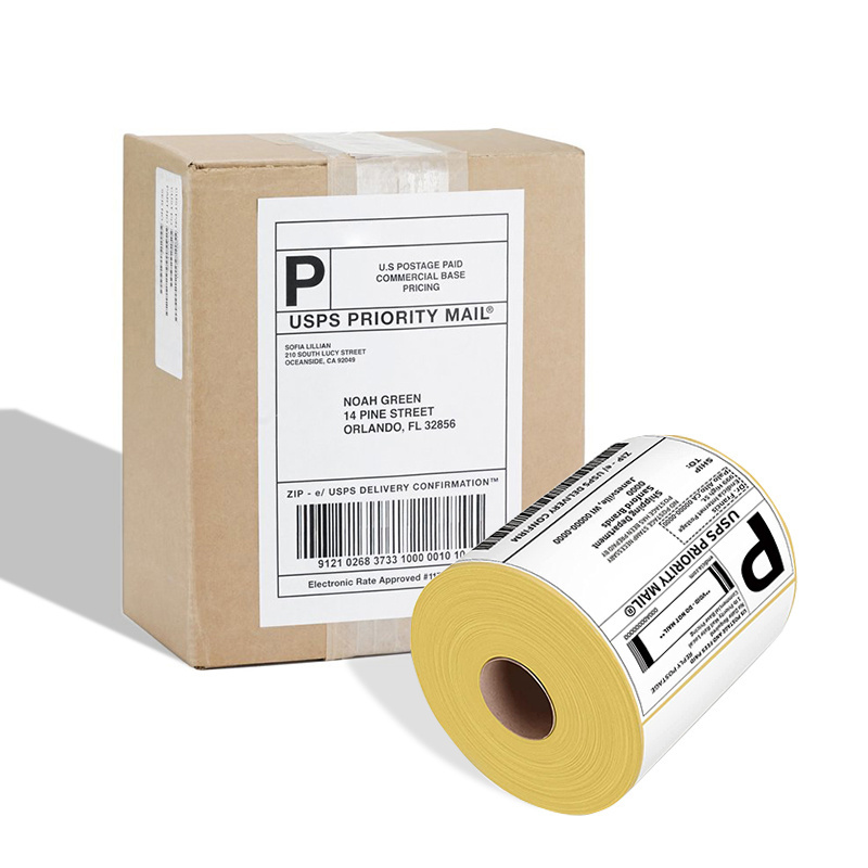 Thermal paper jumbo roll tenacious tape custom stickers logo label china aluminum foil tape