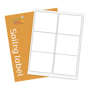 Transparent pvc a4 address labels sheet 10.5cm 14 label 44 labels